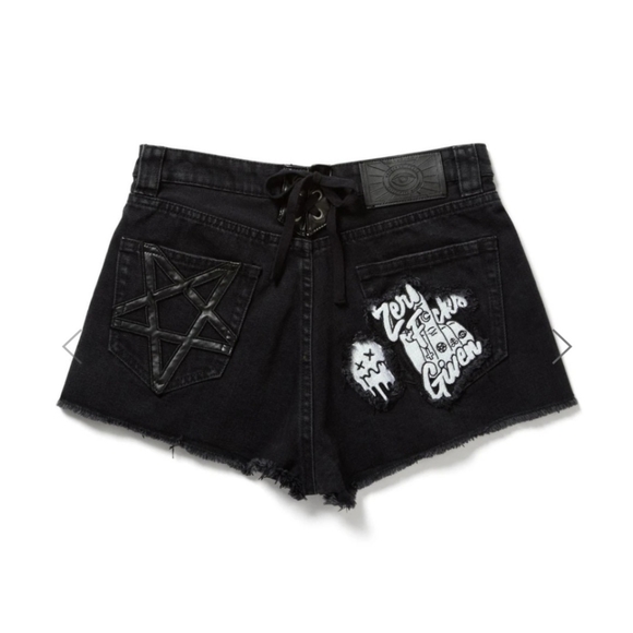 SOLD - Killstar Furia Do-As-I-Say shorts - Picture 4 of 4